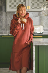 Desert Sands longline hoodie